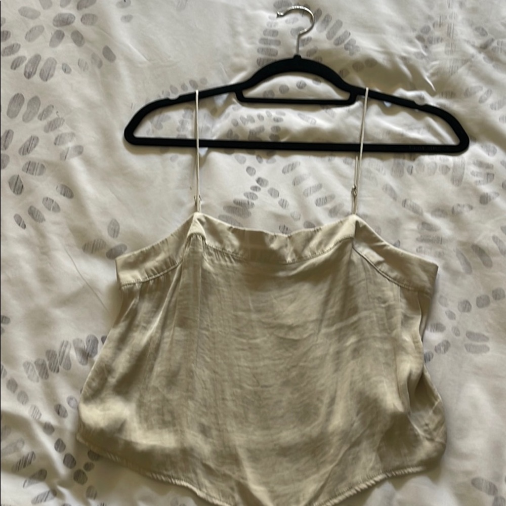 Off white crop top